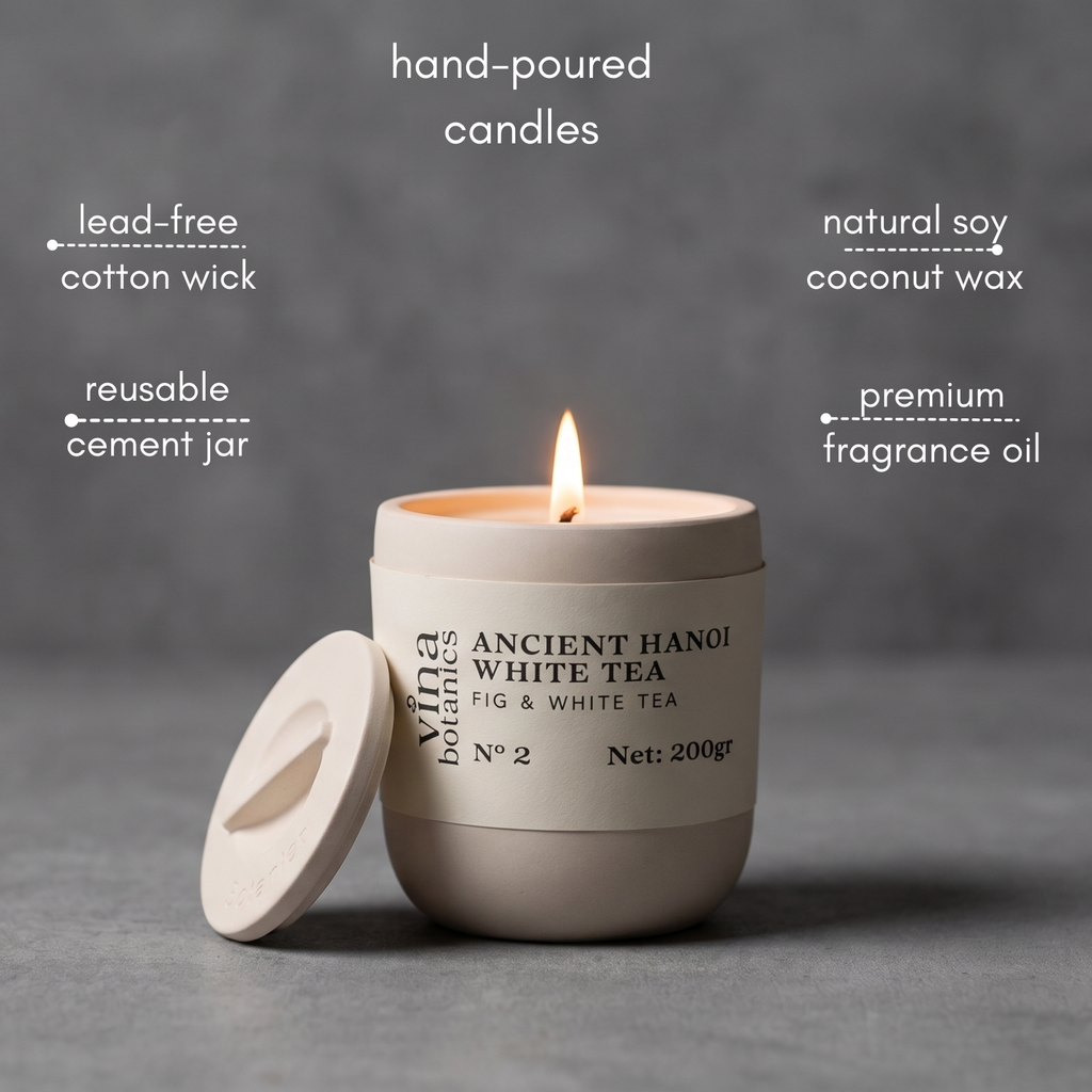 No. 2 Ancient Hanoi White Tea Scented Candle