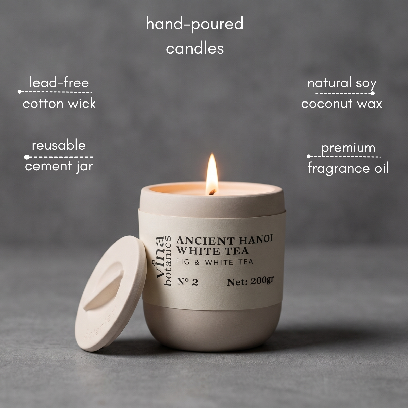 No. 2 Ancient Hanoi White Tea Scented Candle