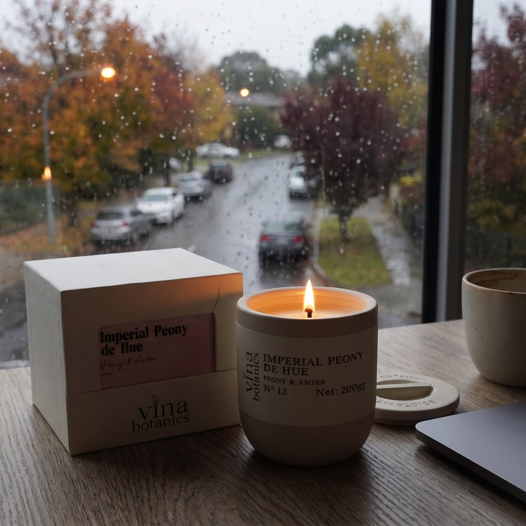 No.13 Imperial Peony De Hue Scented Candle - 200g | Gift Box