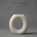Letter Plane 'O' Candle