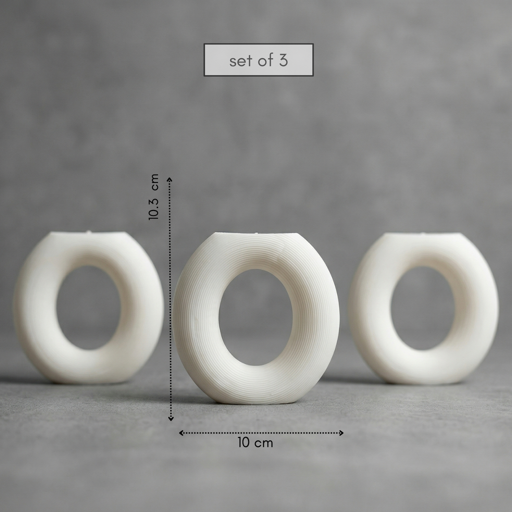[Set of 30] Letter Plane 'O' Candle | Free Personalised Labeling