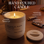 No.3 Tropical Rain Forest Scented Candle - Green Grapefruit - 200g | Gift Box